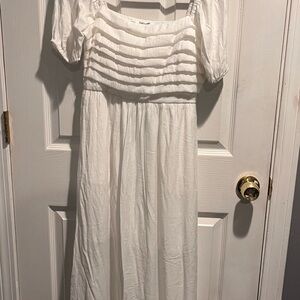 Lily Rose White Long Sleeve Dress